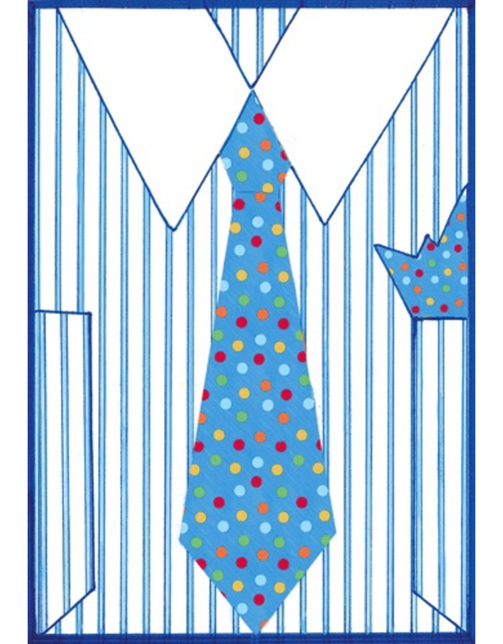 Caspari Fathers Day Card Shirt and Tie