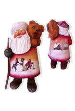 DeBrekht Artistic Studios Carrying Bear Santa Limited Edition