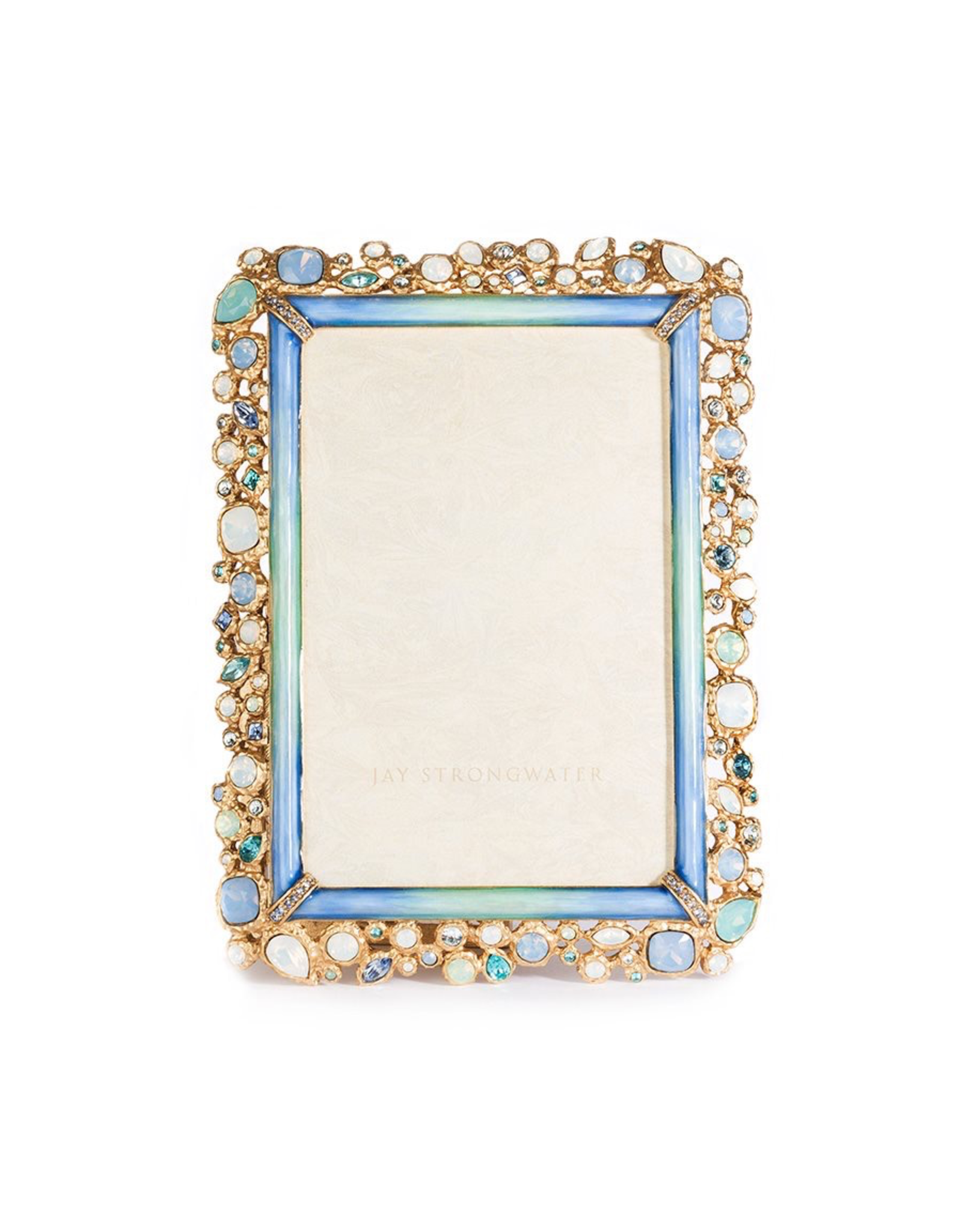 Jay Strongwater Photo Frames Emery Bejeweled 4x6 Frame