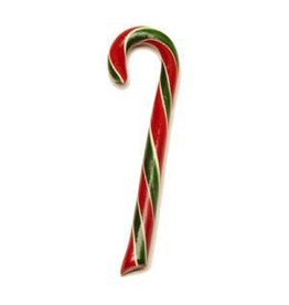 Cherry Candy Cane Lg Big 1.75oz  8 Inch