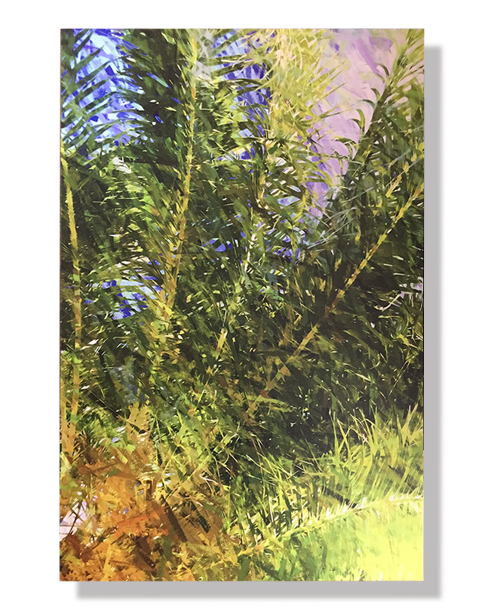 Charles W Gallery Wrapped Canvas Wall Art Print - Palm Abstract Right