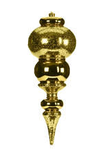 LG Gold Finial Ornament 17 Inch