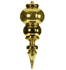 LG Gold Finial Ornament 17 Inch