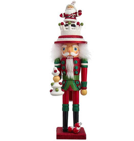 Hollywood Stockings On Fireplace Nutcracker HA0467 17.5 Inch New Hollywood Stockings On Fireplace Nutcracker HA0467 17.5 Inch New