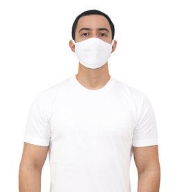 Gildan Adult Cotton Face Mask White