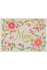 PAPYRUS® Birthday Card For Mom Embroidered With Flowers