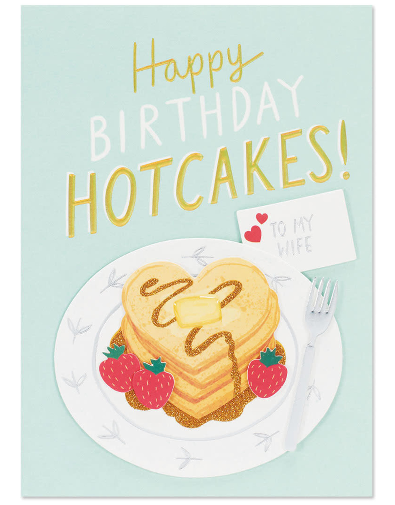 PAPYRUS® Birthday Card For Wife Hotcakes