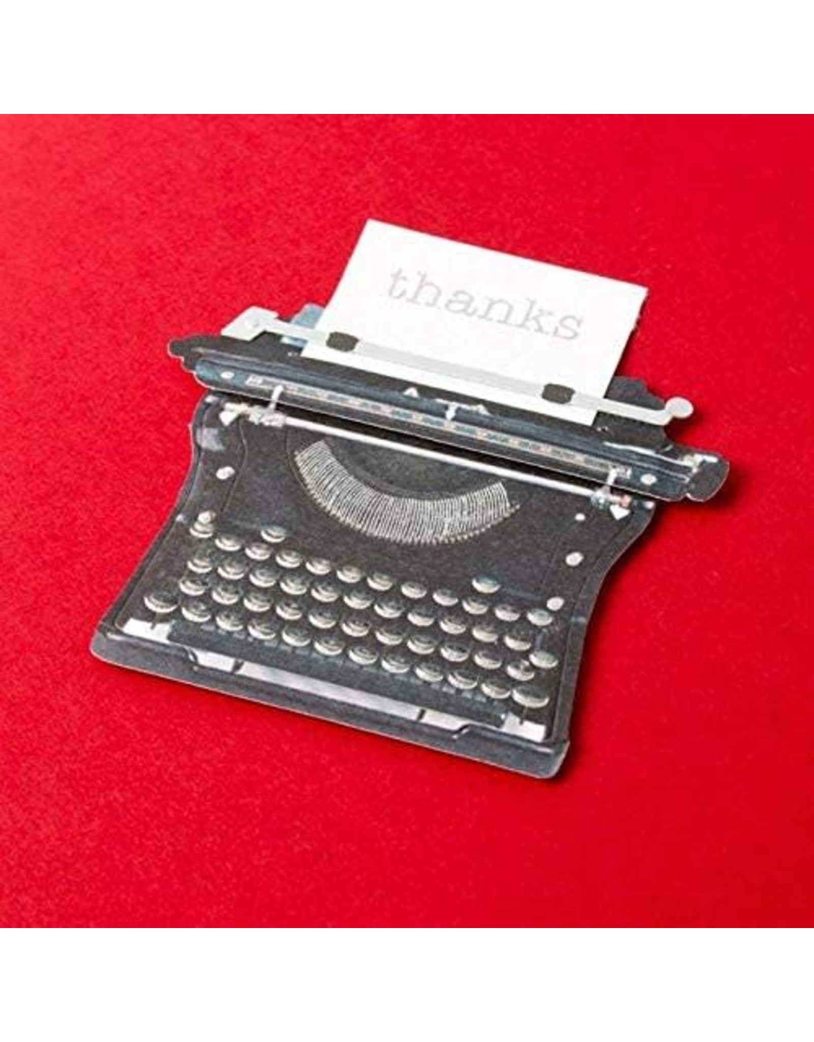 PAPYRUS® Thank You Card Handmade Typewriter With Thanks