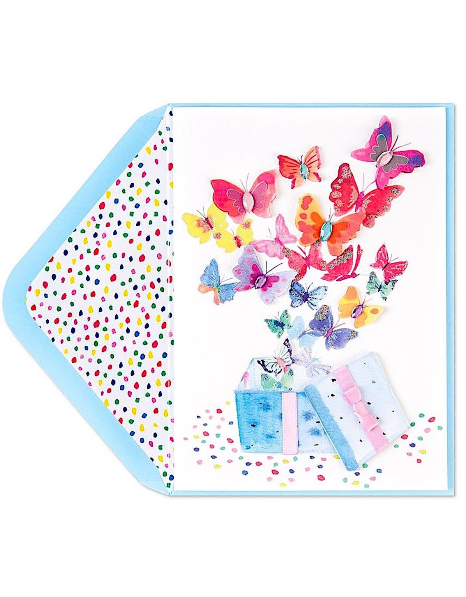 Butterfly Gems Thank You Greeting Card - Papyrus