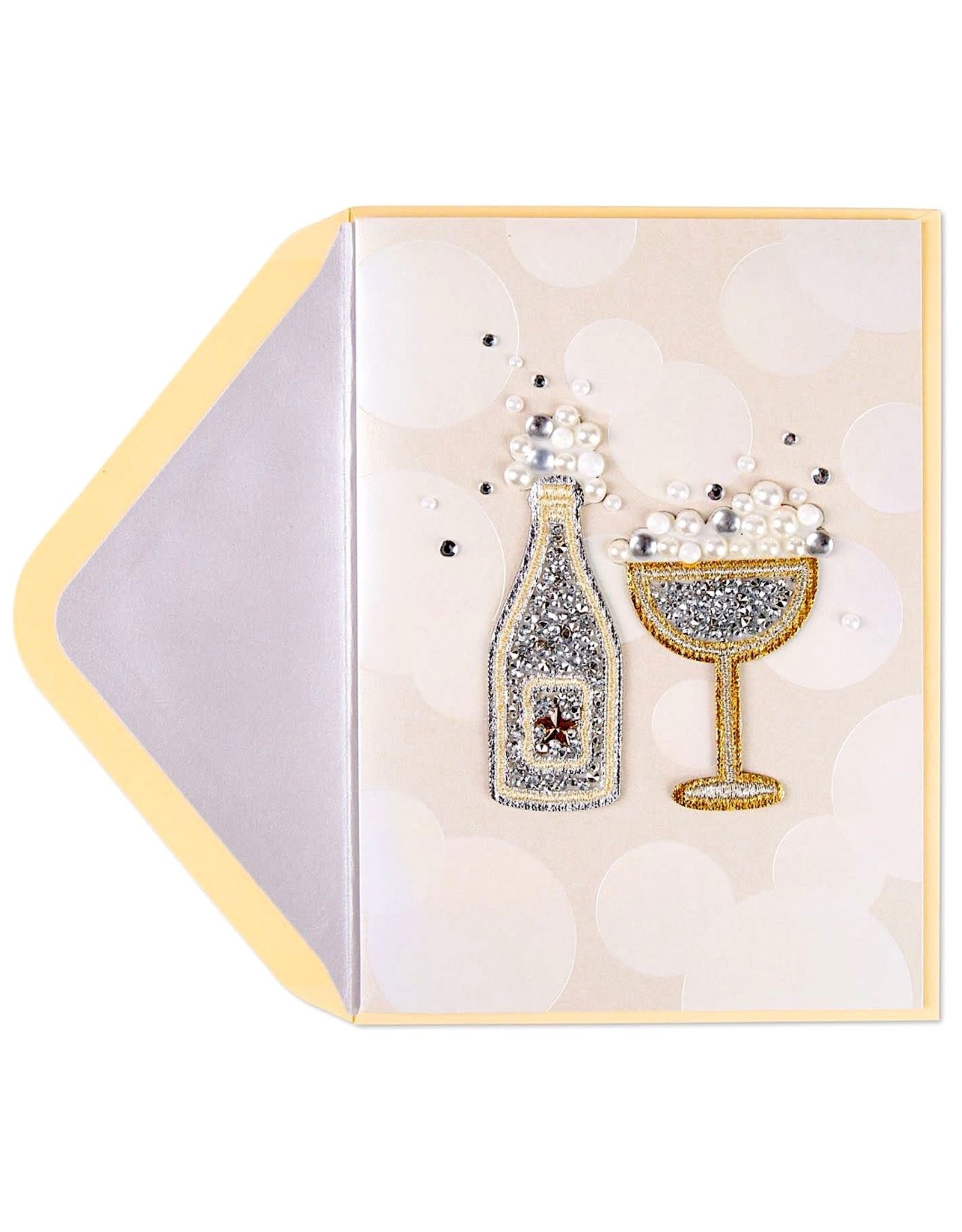 PAPYRUS® Blank Card Bubbles and Sparkles Sticky Patches