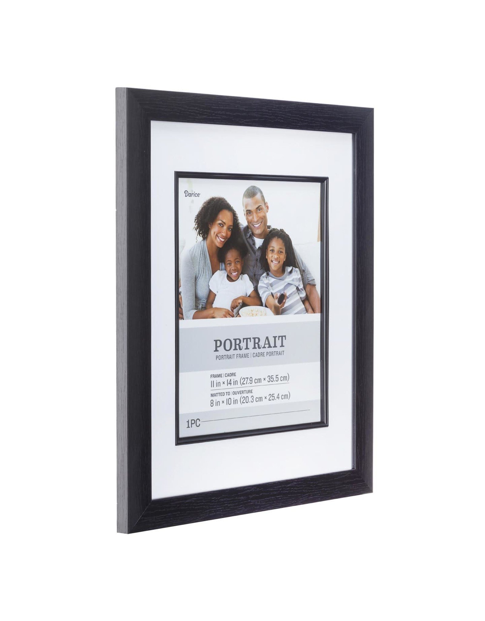 Darice 11x14 Portrait Picture Frame Black 12.7x15.7 Inch