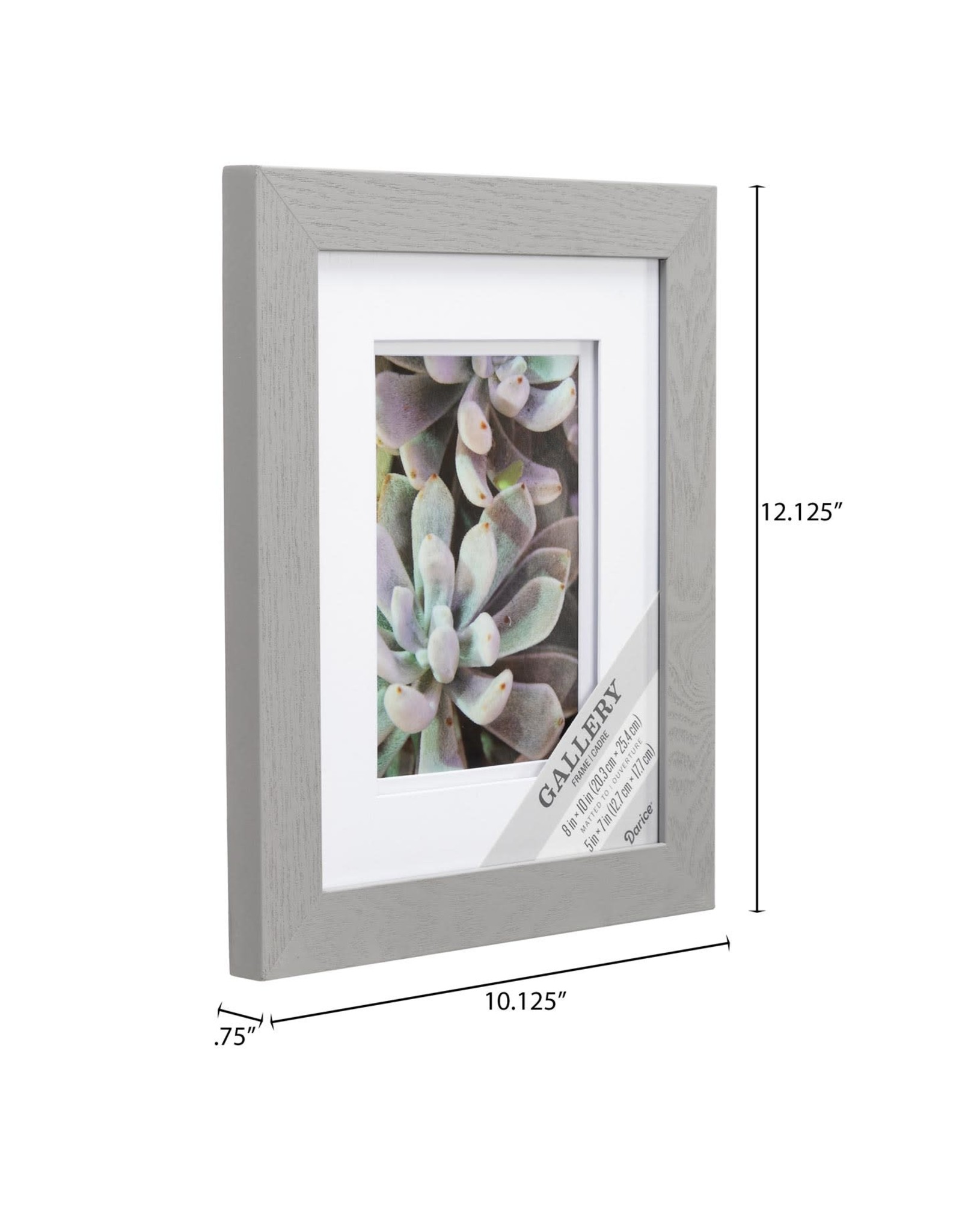 Darice 8x10 Gray Photo Frame