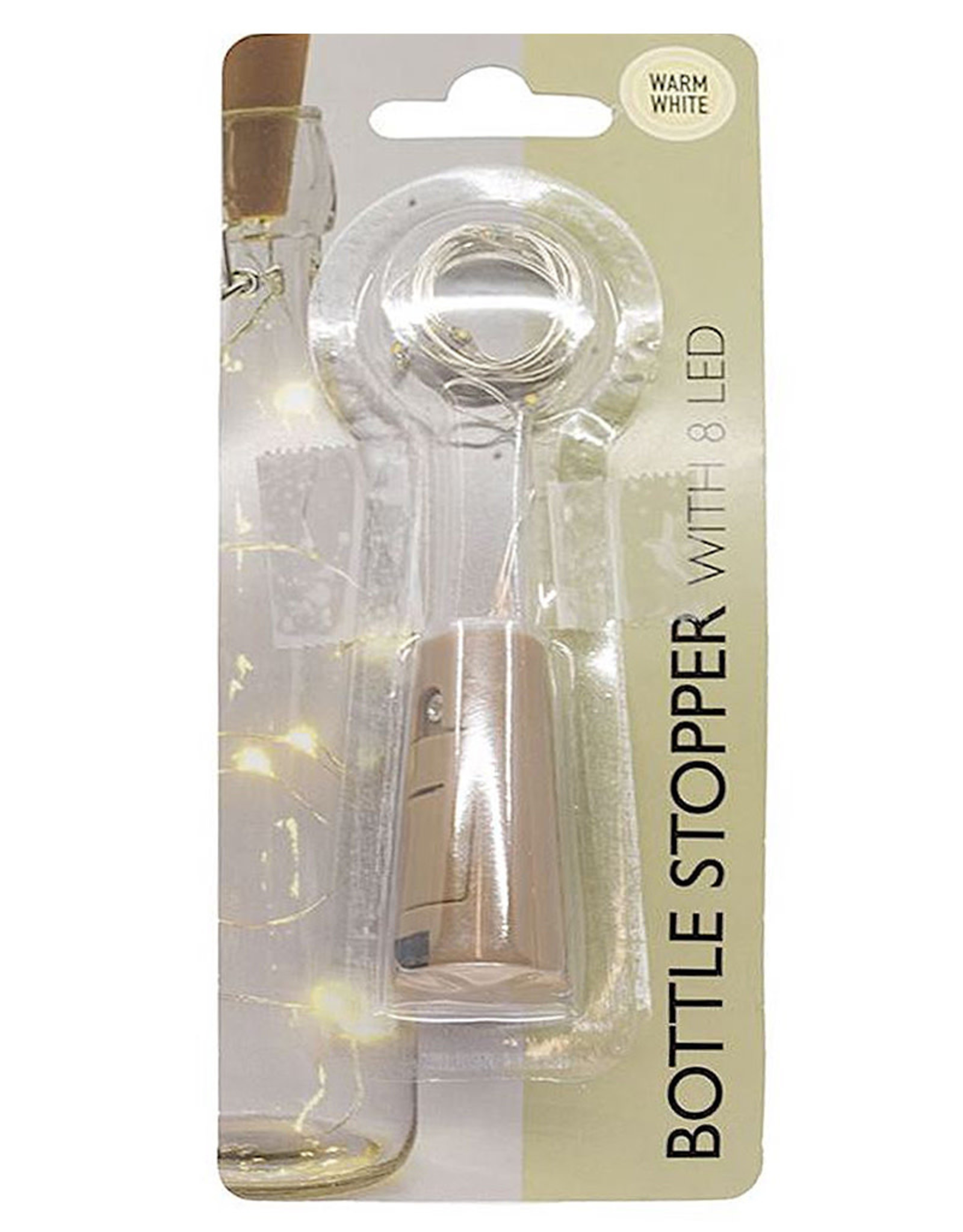 Kurt Adler LED Fairy Light Bottle Stopper Warm White Lights