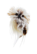 Kurt Adler Owl Ornament Brown And Cream Style B