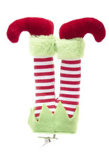 Kurt Adler Elf Legs Clip Ornament 6 Inch Red Green White