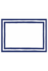 Caspari Name Tags Self Adhesive Labels 12pk Blue Border Stripe