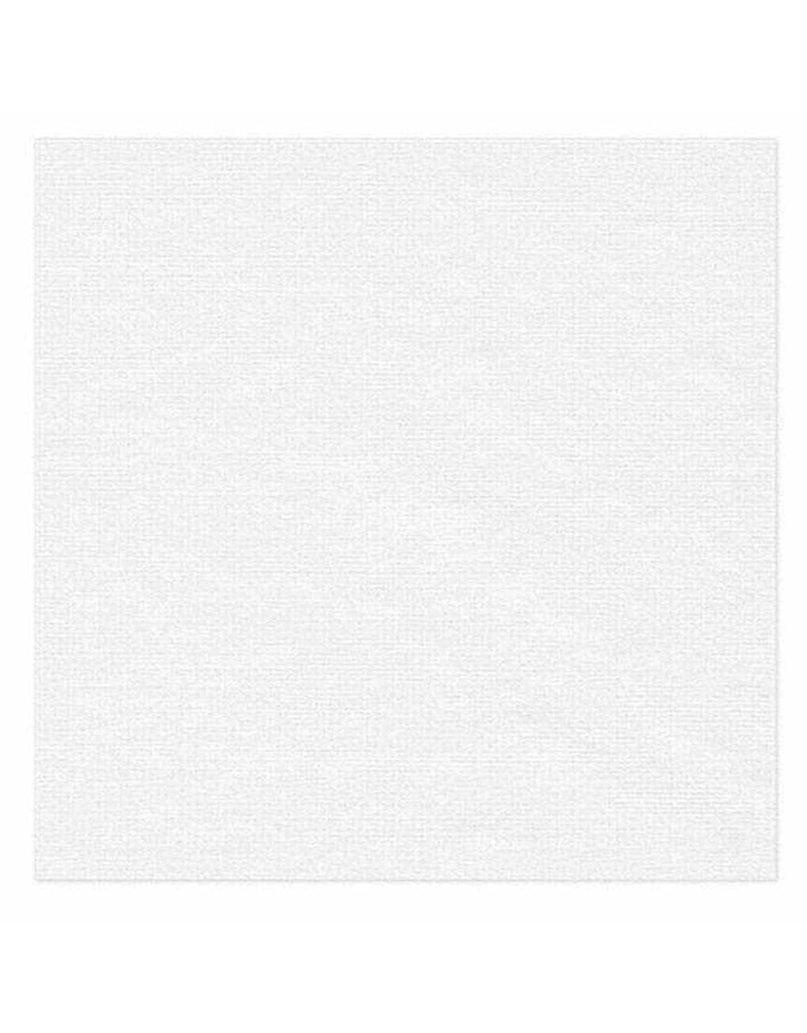Caspari White Pearl Paper Linen Cocktail Napkins Solid White 15pk