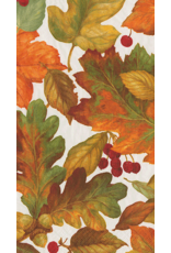 Caspari Thanksgiving Fall Guest Towel Napkins 15pk Autumn Leaves II