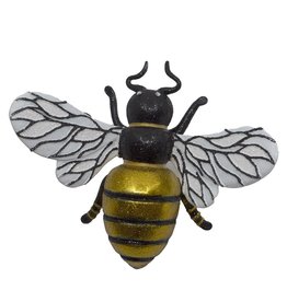 Kurt Adler Large Bee Glass Nobel Gems Clip-On Ornament 6.5 Inches