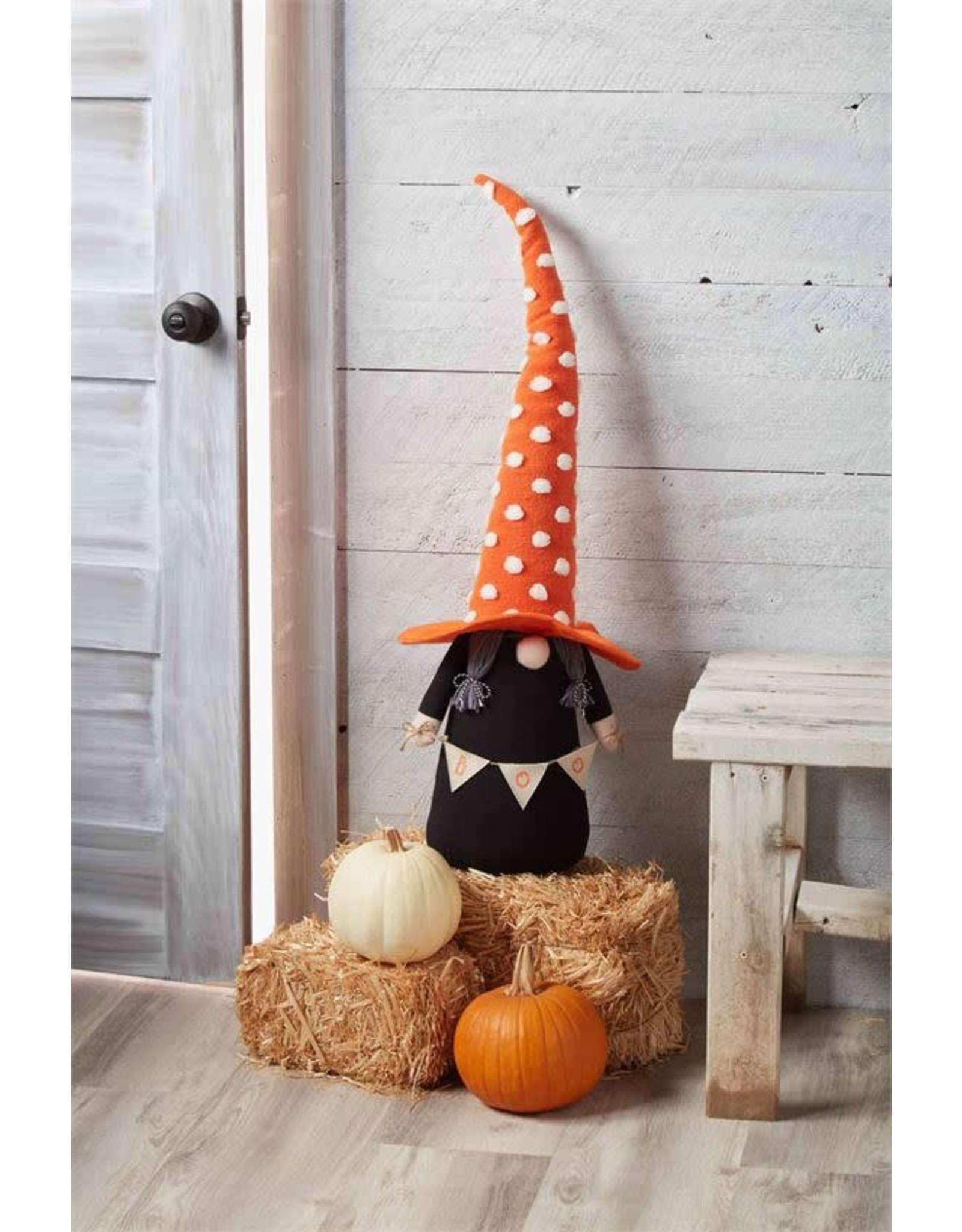 Mud Pie Halloween Gnomes Large Witch Gnome 31 Inch