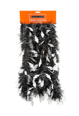 Darice Halloween Tinsel Garland 12FT With Ghosts