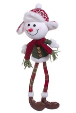 Darice Snowman Christmas Character Shelf Sitter Decoration