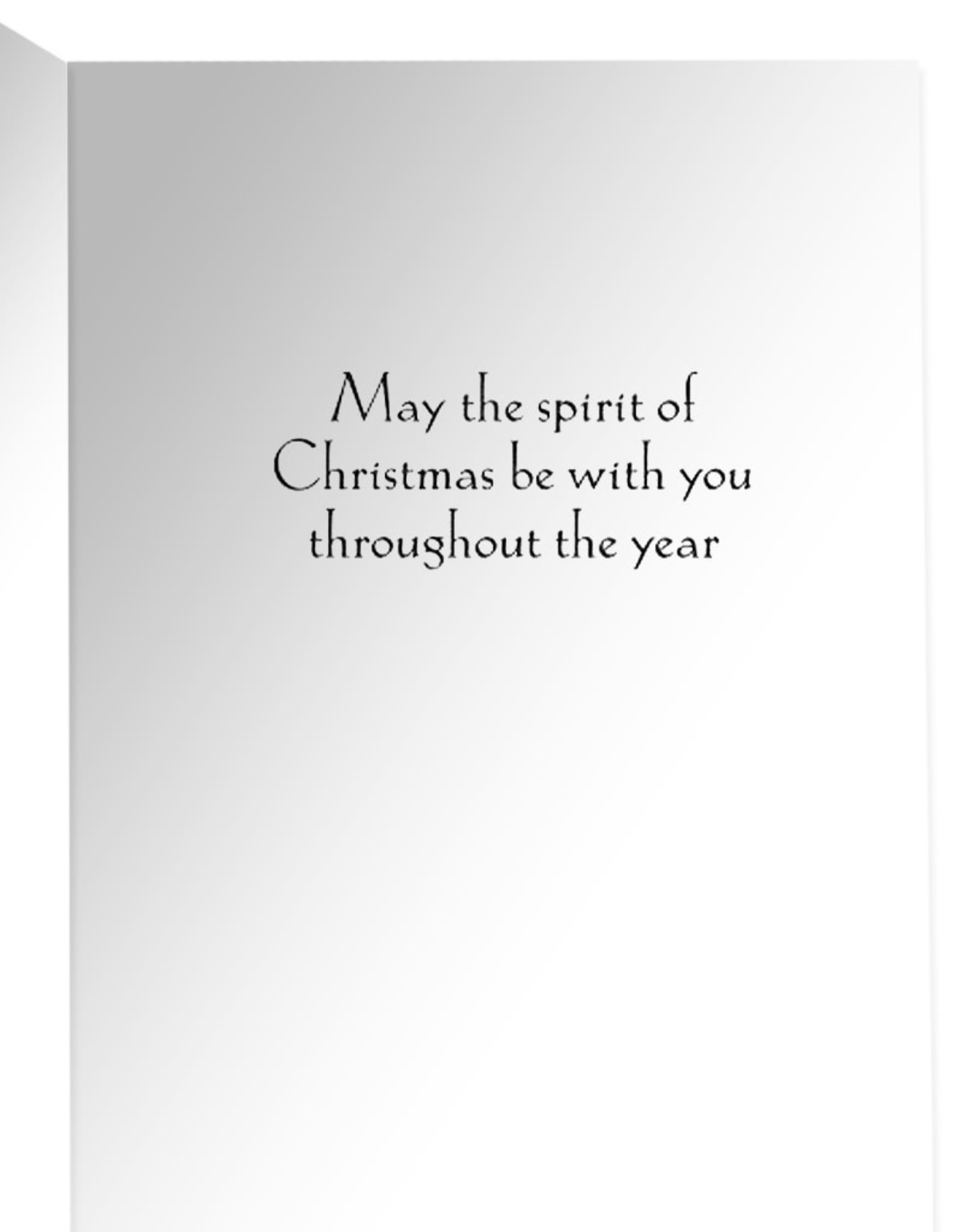 Caspari Santa With Wreath Boxed Christmas Cards 16pk Digs N Gifts