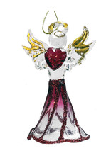 Kurt Adler Crystal Birthstone Angel Ornaments JANUARY