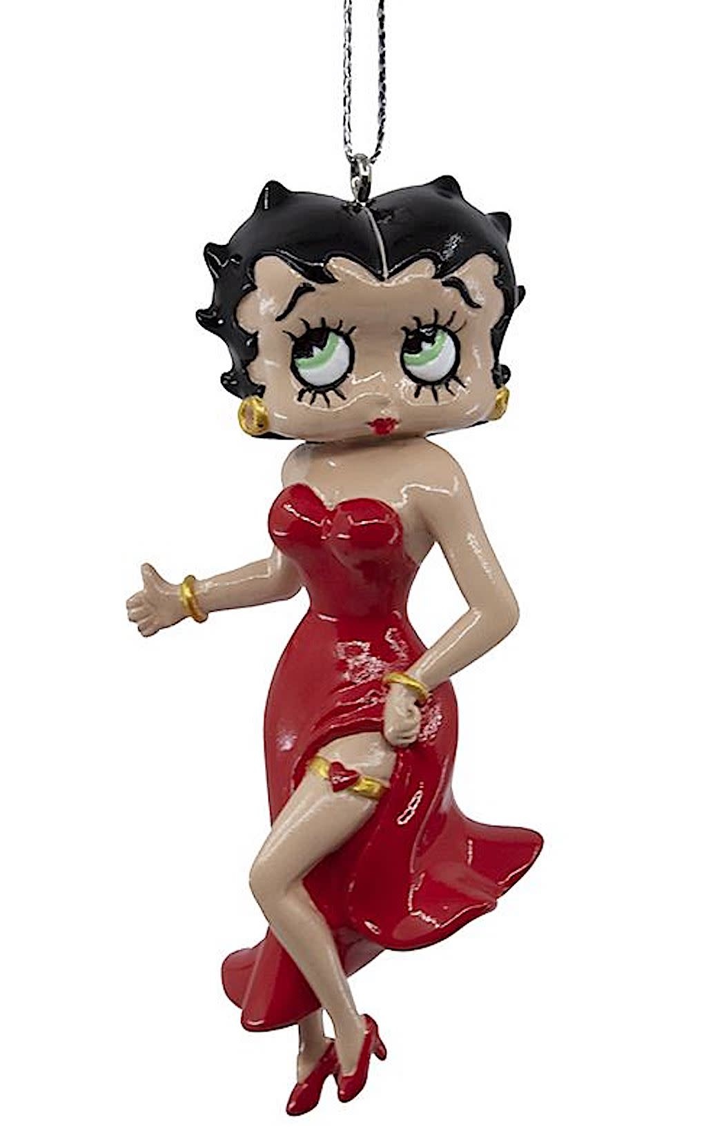 Betty Boop Red Gown Blow-Mold Ornament 