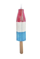 Kurt Adler Ice Rocket Pop Popsicle Ornament - Red White Blue