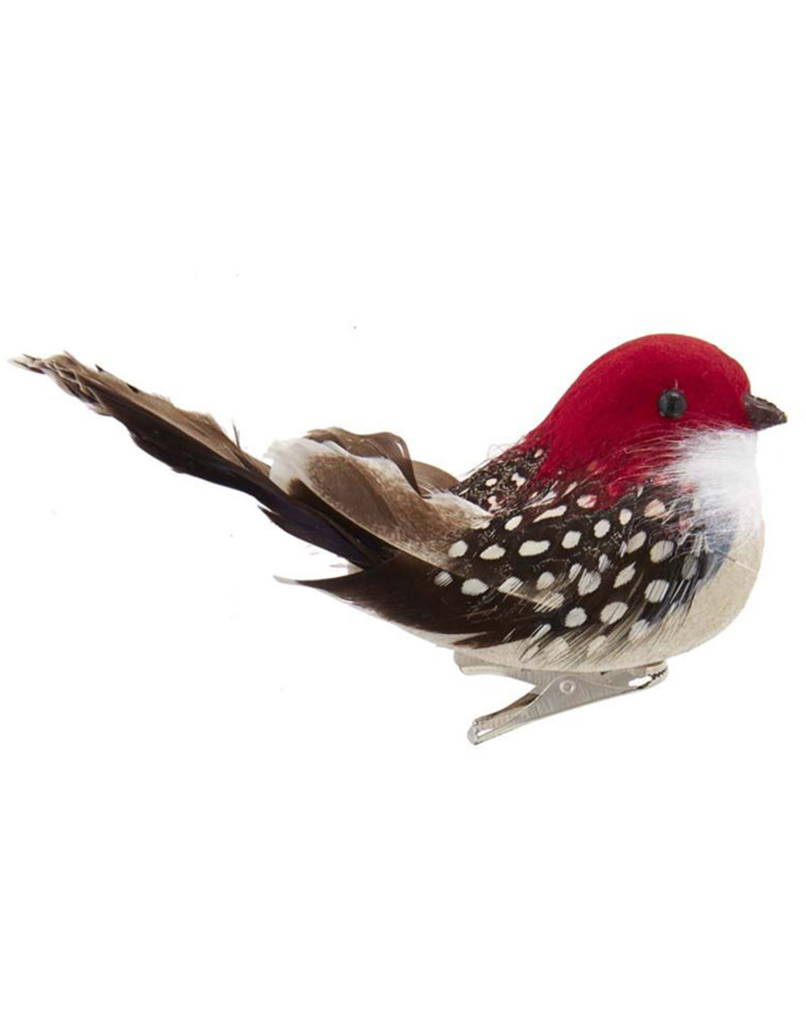 Kurt Adler Bird Clip-On Ornament With Brown Tail Feathers
