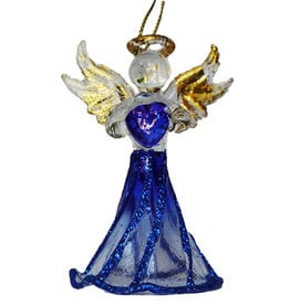 Kurt Adler Crystal Birthstone Angel Ornaments SEPTEMBER