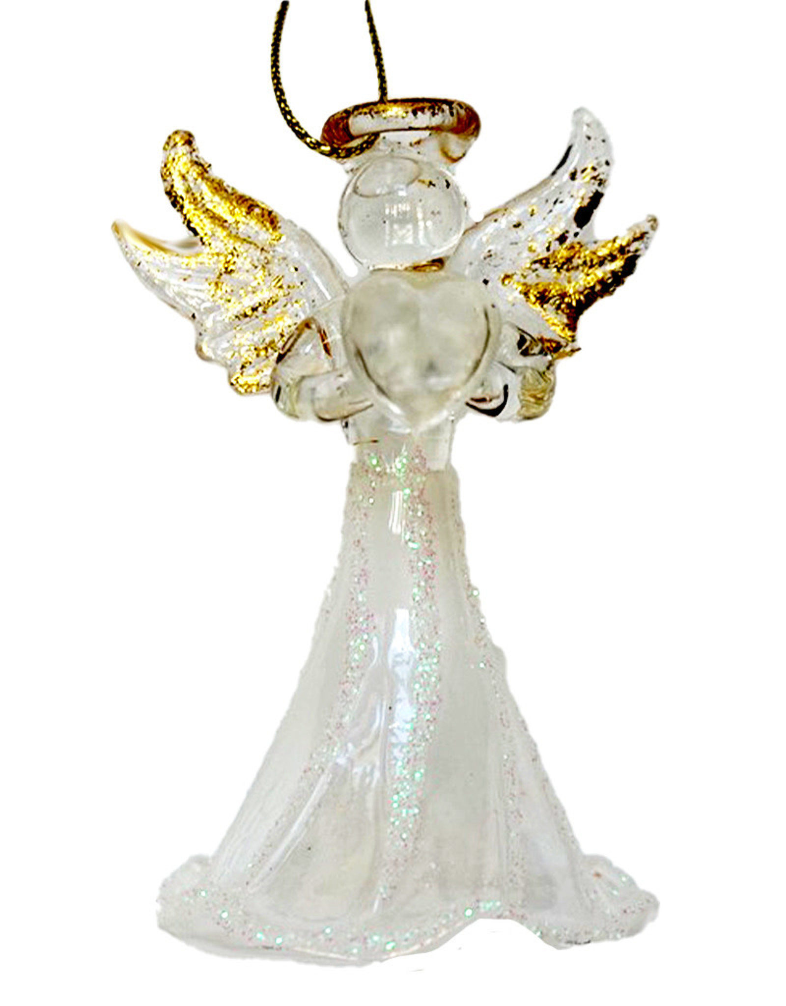 Kurt Adler Crystal Birthstone Angel Ornaments APRIL