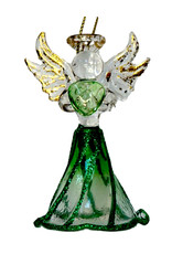 Kurt Adler Crystal Birthstone Angel Ornaments MAY