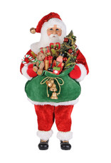 Karen Didion Lighted Bearing Gifts Santa Christmas Collectible 37H