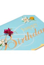 PAPYRUS® Birthday Card Embroidered Flower