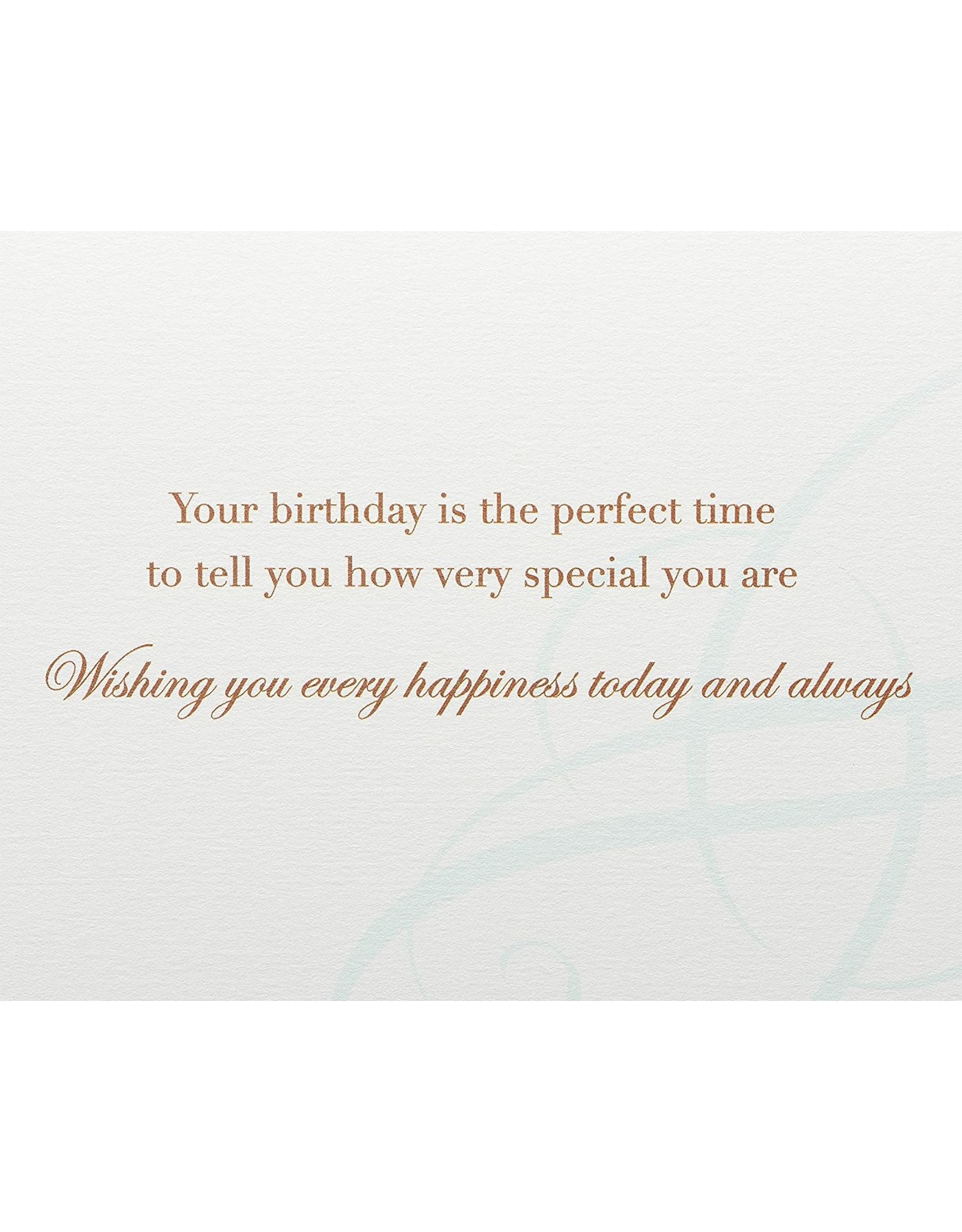 PAPYRUS® Birthday Card Embroidered Flower