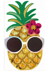 PAPYRUS® Birthday Card Sequin Pineapple With Sunglasses