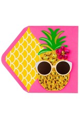 PAPYRUS® Birthday Card Sequin Pineapple With Sunglasses