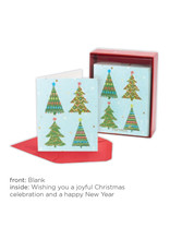 PAPYRUS® Boxed Christmas Cards 20pk Grid Of Trees