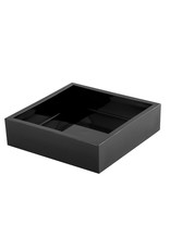 Caspari Acrylic Luncheon Napkin Holder In Black