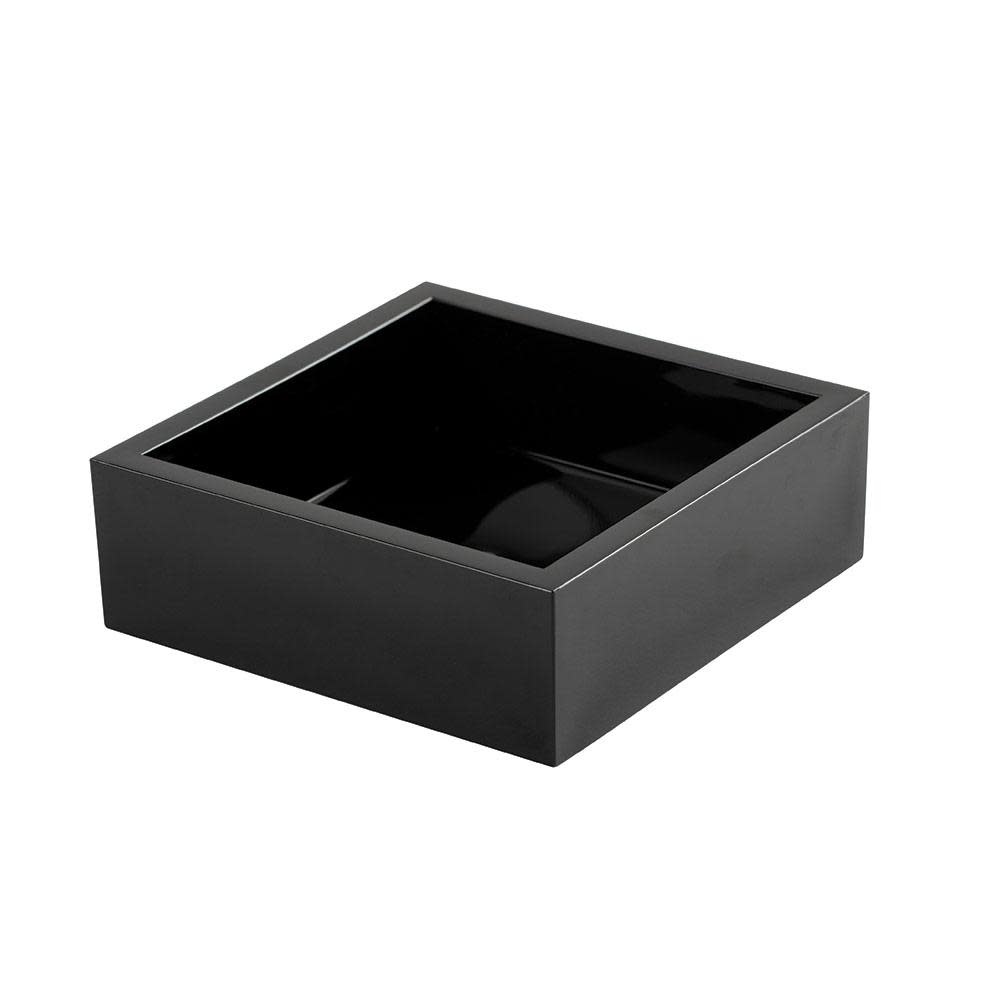 Caspari Acrylic Cocktail Napkin Holder In Black Digs N Gifts