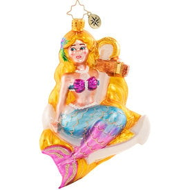 Christopher Radko Merry Maiden Of The Sea Mermaid Ornament 6 inch