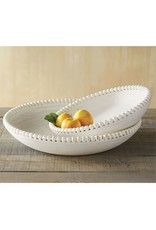 Mud Pie Nested Beaded Bowl Set 14 and 18 Inch