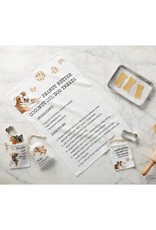 Mud Pie Hand Towel w Ice Cream Dog Treat Recipe And Bone Cookie Cutter