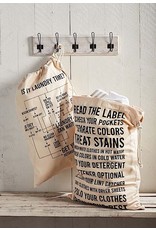 Mud Pie Instructional Laundry Storage Tote | Listed Instructions