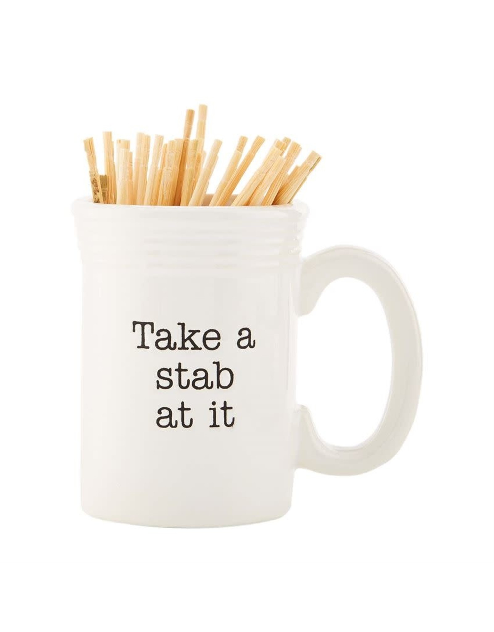 Mud Pie Ceramic Toothpick Holder | Take A Stab At It