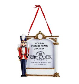 Kurt Adler Christmas Nutcracker Soldier Picture Frame Ornament