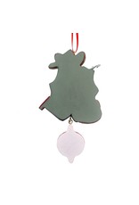 Kurt Adler Fishing Vest Ornament For Personalization