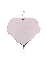 Kurt Adler Love Is Magical Unicorn Rainbow Heart Ornament